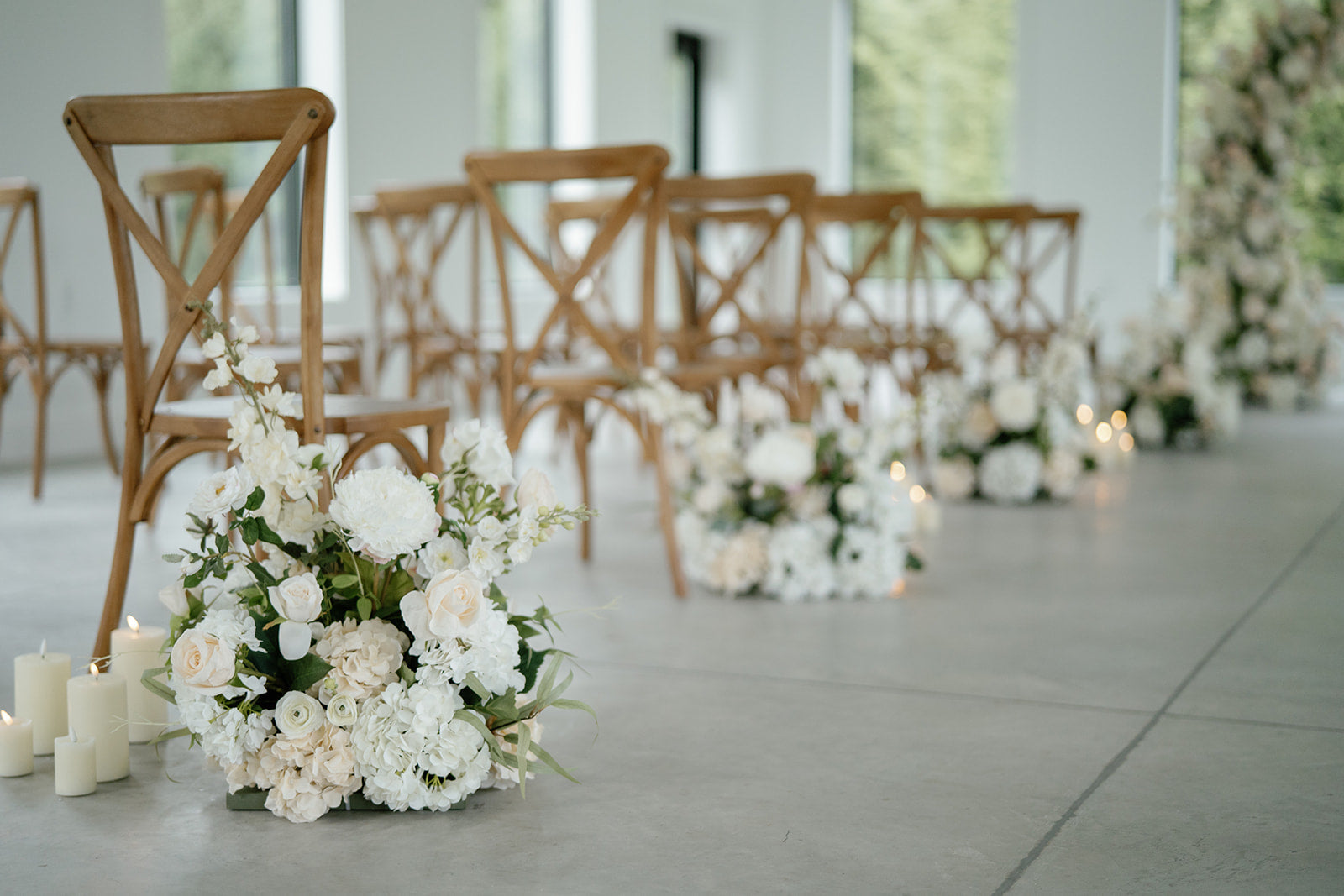 aisle arrangement rental